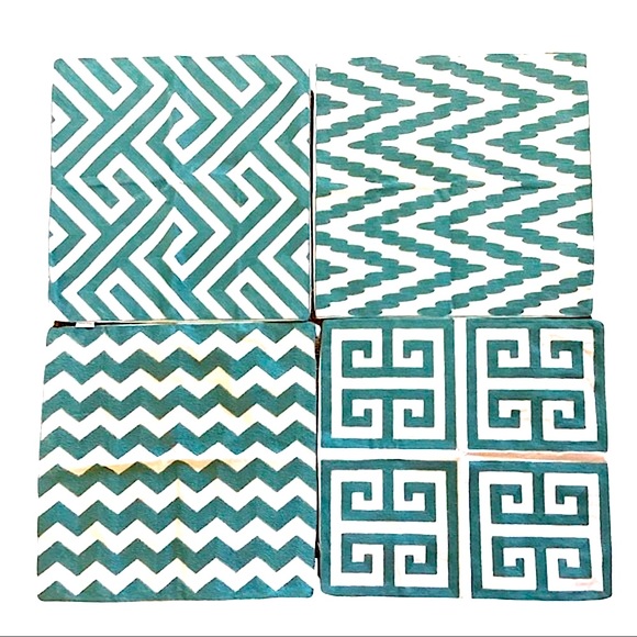 Fancy Queen Modern Embroidered Throw Pillow Covers Set of 4 17.5” x 17.5” New - Picture 15 of 15